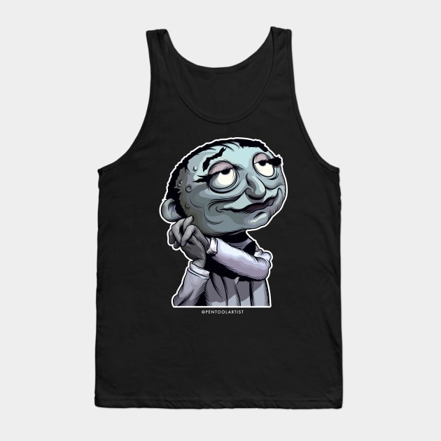 Mad Monster Yetch Tank Top by pentoolarts